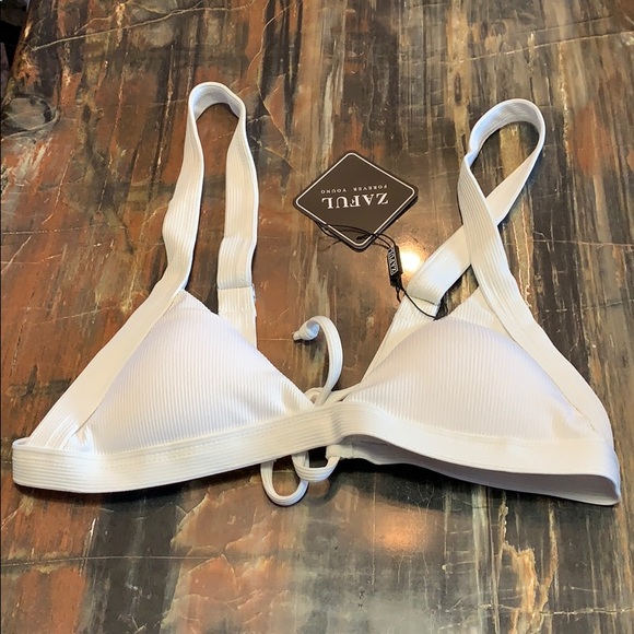 SALE!! Ribbed triangle bikini top NWT - Picture 4 of 10